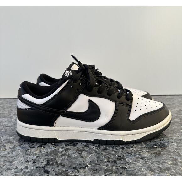 Nike Dunk Low Shoes Black White Panda DD1391-100 Men\'s 8.5 Used main image 12
